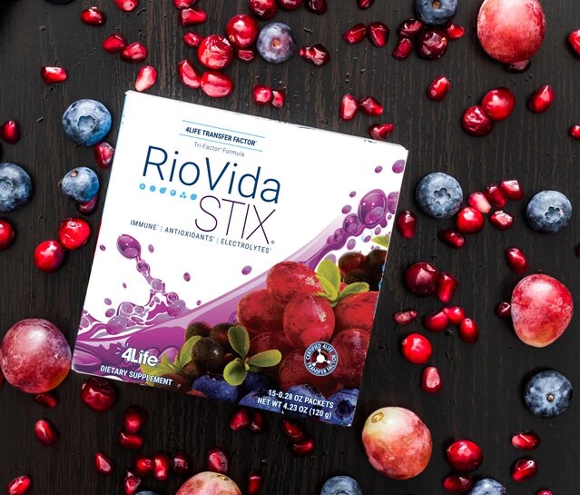 RioVida Stix single-serving powder packets